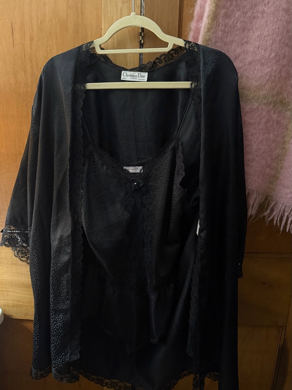 Vintage Dior Romper Robe Set🖤 - Picture 4 of 4